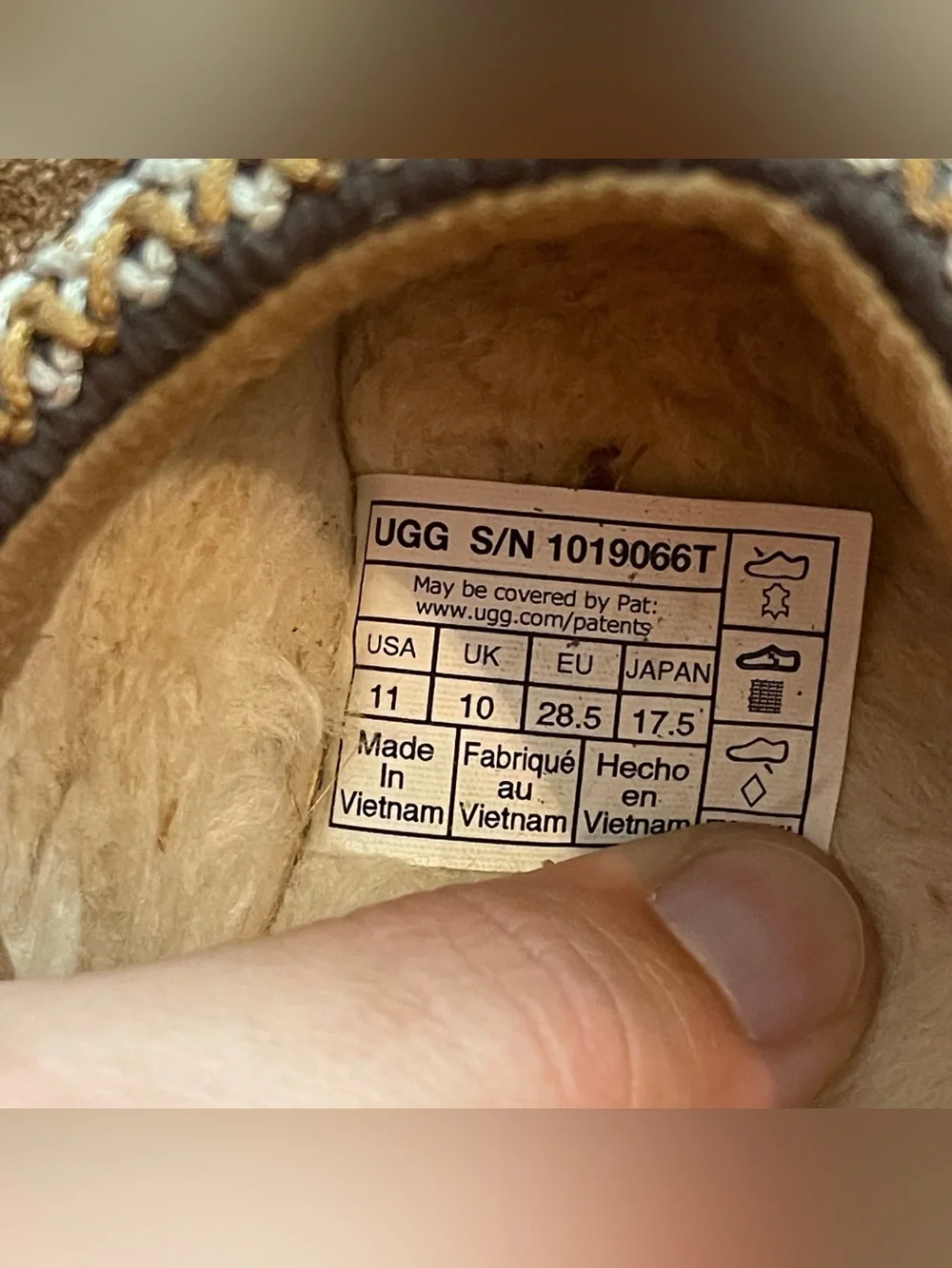 UGG Toddler Tasman II Bootie Slipper Chestnut, Size US 11T